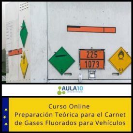 Curso Online Preparación Teórica para el Carnet de Gases Fluorados para Vehículos