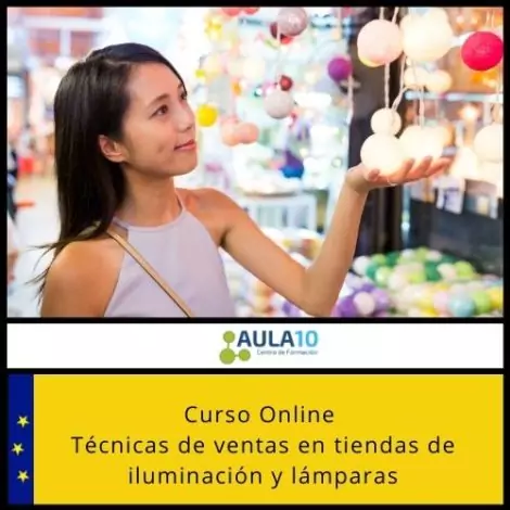 Curso Online Técnicas de ventas en Tiendas de iluminación y Lámparas