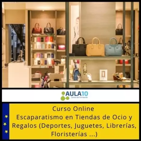 Escaparatismo en Tiendas de Ocio y Regalos (Deportes, Juguetes, Librerías, Floristerías ...