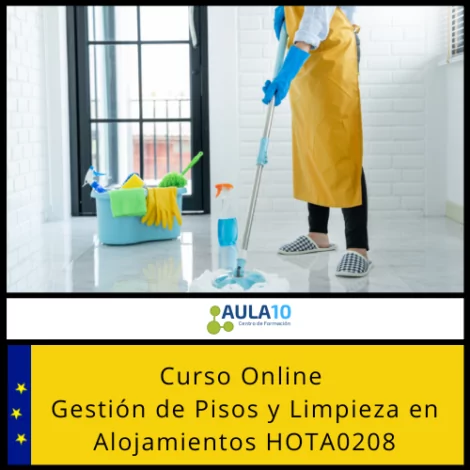 Gestión de Pisos y Limpieza en Alojamientos HOTA0208