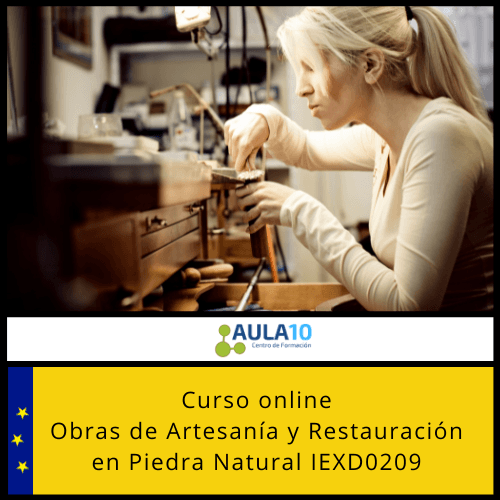 Obras de Artesanía y Restauración en Piedra Natural para el certificado de profesionalidad IEXD0209