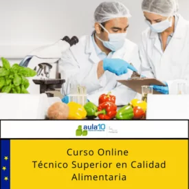 Curso Online de Técnico Superior en Calidad Alimentaria
