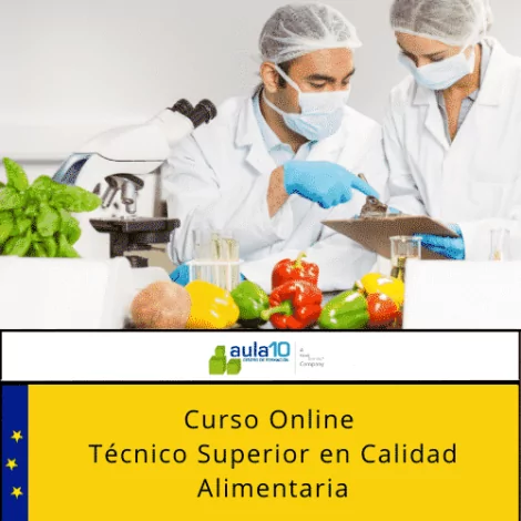 Curso Online de Técnico Superior en Calidad Alimentaria