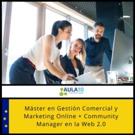 Máster en Gestión Comercial y Marketing Online + Community Manager en la Web 2.0