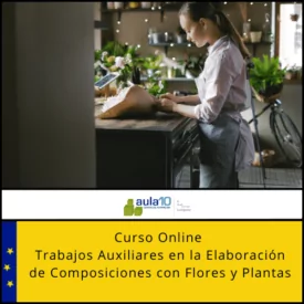 Curso Online Trabajos Auxiliares en la Elaboración de Composiciones con Flores y Plantas