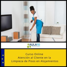 Curso Online Atención al Cliente en la Limpieza de Pisos en Alojamientos