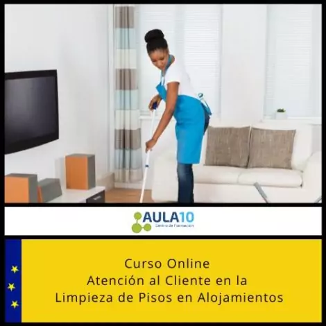 Curso Online Atención al Cliente en la Limpieza de Pisos en Alojamientos