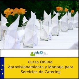 Aprovisionamiento y montaje para servicios de catering