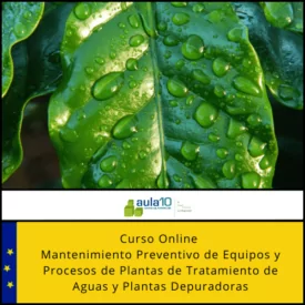 Mantenimiento preventivo de equipos y procesos de plantas de tratamiento de aguas y plantas depuradoras