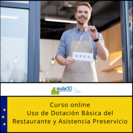 Uso de Dotación Básica del Restaurante y Asistencia Preservicio