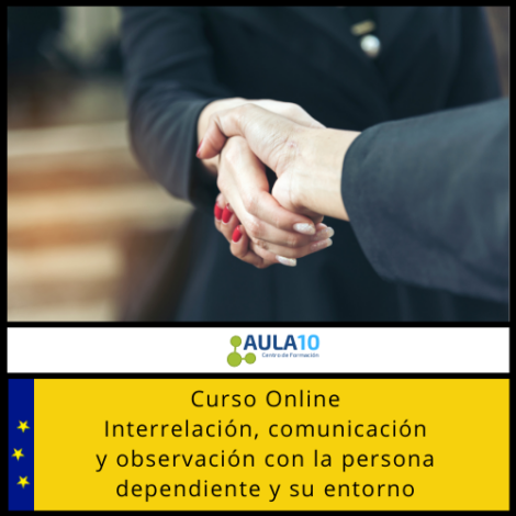 Curso Online Interrelación, Comunicación y Observación con la Persona Dependiente y su Entorno