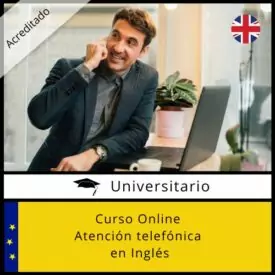 Curso Online Atención telefónica en Inglés Acreditado