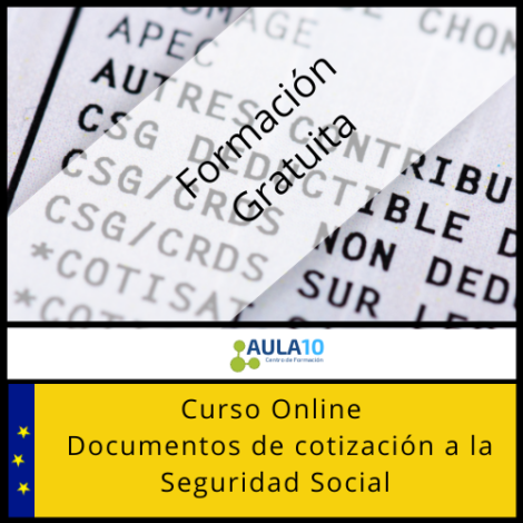 Curso Online Gratis Documentos de Cotización a la Seguridad Social