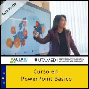 Cursos Online Homologados Formación Profesional | Aula10 Curso en Power Point Básico - UTAMED