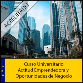 Actitud emprendedora y oportunidades de negocio Universidad Antonio de nebrija Curso online Creditos ECTS