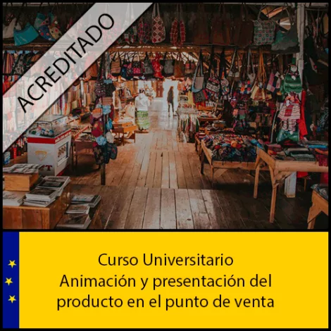 Animación y presentación del producto en el punto de venta Universidad Antonio de nebrija Curso online Creditos ECTS