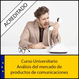 Análisis del mercado de productos de comunicaciones Universidad Antonio de nebrija Curso online Creditos ECTS
