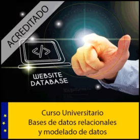 Bases de datos relacionales y modelado de datos Universidad Antonio de nebrija Curso online Creditos ECTS