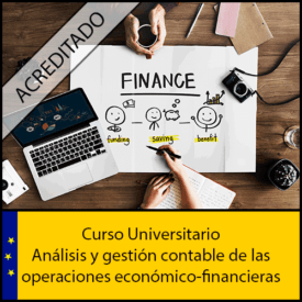 Análisis y gestión contable de las operaciones económico-financieras Universidad Antonio de nebrija Curso online Creditos ECTS