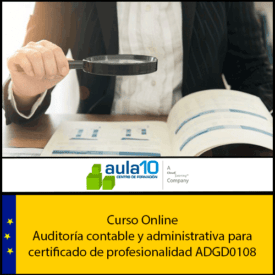 Curso Online Auditoria Contable y Administrativa para Certificado de Profesionalidad ADGD0108
