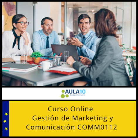 Curso Online Gestión de Marketing y Comunicación COMM0112