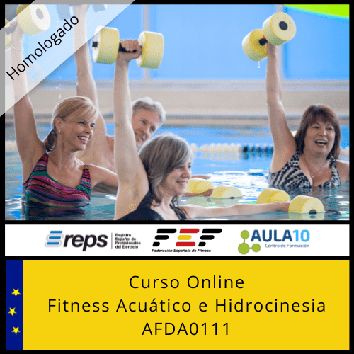Curso Online Acreditado Fitness Acuático e Hidrocinesia AFDA0111 (FEF)
