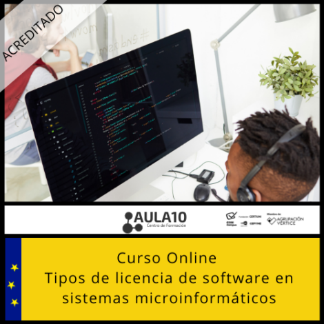 Curso Online Tipos de Licencia de Software en Sistemas Microinformáticos