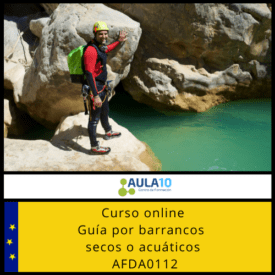 Curso online Guía por barrancos secos o acuáticos AFDA0112