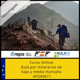 Curso online Guía por itinerarios de baja y media montaña AFDA0611