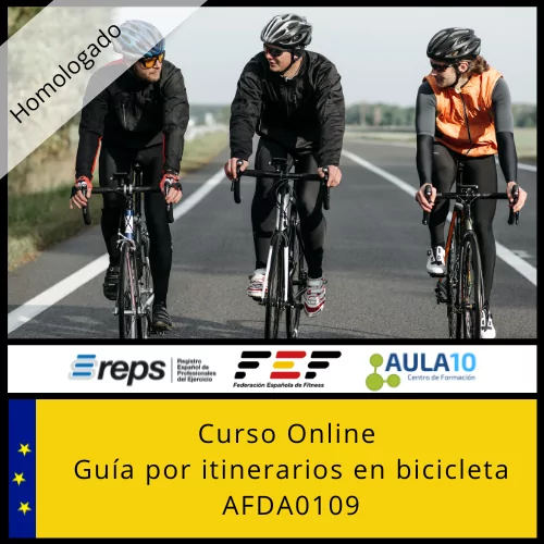 Curso online Guía por itinerarios en bicicleta AFDA0109