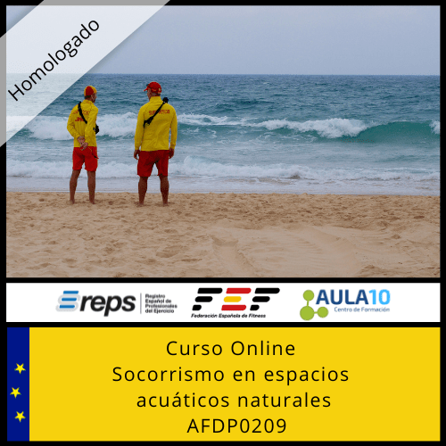 Curso online Socorrismo en espacios acuáticos naturales AFDP0209