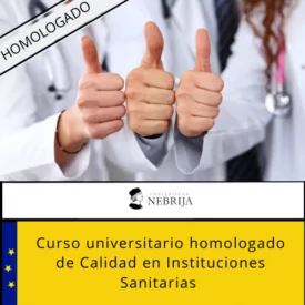 Curso Universitario homologado de calidad en instituciones sanitarias