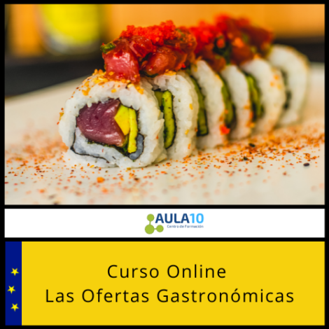 Curso Online Ofertas Gastronómicas