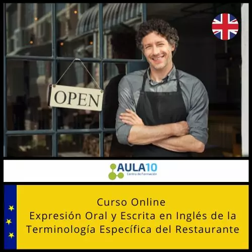 Curso Online Expresión Oral y Escrita en Inglés de la Terminología Específica del Restaurante