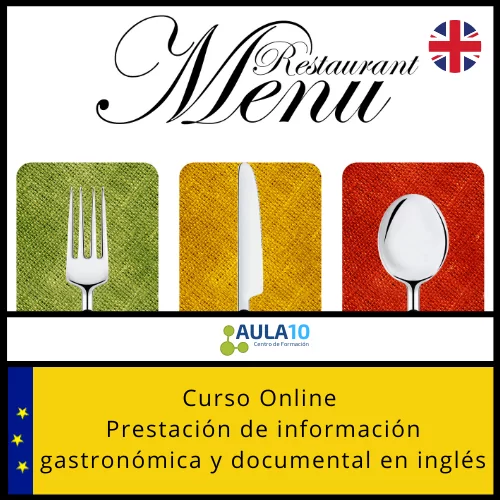 Curso Online Prestación de Información Gastronómica y Documental en Inglés