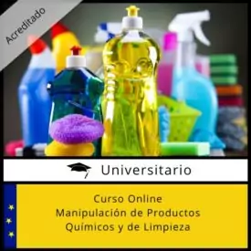 Curso Online Manipulación de Productos Químicos y de Limpieza Acreditado