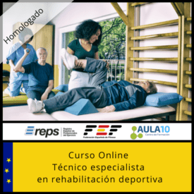 Curso online acreditado Técnico Especialista en Rehabilitación Deportiva (FEF)