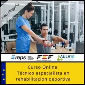Técnico especialista en rehabilitación deportiva