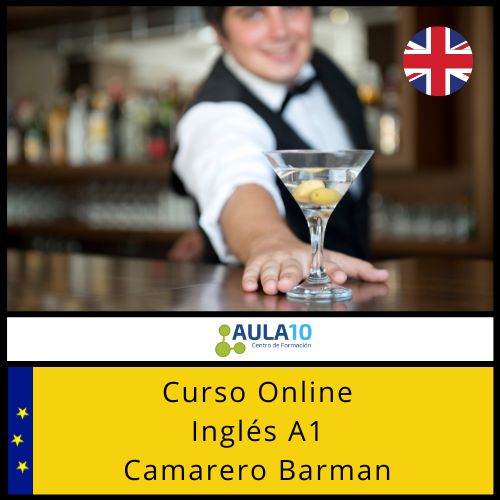 Curso online Inglés para Camarero Barman A1