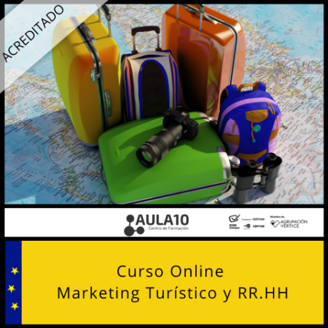 Curso Online Marketing Turístico y RR.HH Acreditado