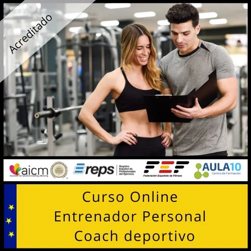 ¿Qué aprenderás en el Curso de Entrenador Personal y Coach Deportivo | Título Oficial FEF y AICM? Curso de Entrenador Personal y Coach Deportivo
