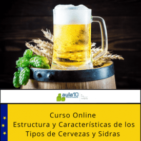 Curso Online Estructura y Características de los Tipos de Cervezas y Sidras