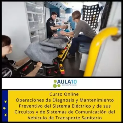 Curso Online Operaciones de Diagnosis y Mantenimiento Preventivo del Sistema de Transmisión de Fuerzas y Trenes de Rodaje del Vehículo de Transporte Sanitario