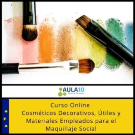 Curso Online Cosméticos Decorativos, Útiles y Materiales Empleados para el Maquillaje Social