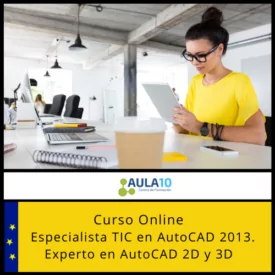 Especialista TIC en AutoCAD 2013. Experto en AutoCAD 2D y 3D