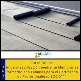 Impermeabilización mediante Membranas formadas con Laminas para el Certificado de Profesionalidad EOCJ0111
