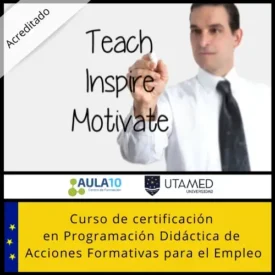 Curso de certificación en Programación Didáctica de Acciones Formativas para el Empleo