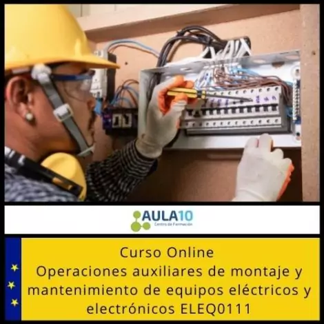 Operaciones auxiliares de montaje y mantenimiento de equipos eléctricos y electrónicos ELEQ0111