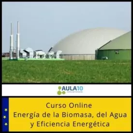 Curso Online Energía de la Biomasa, del Agua y Eficiencia Energética