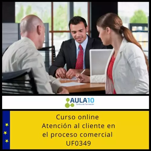 Curso online Atención al cliente en el proceso comercial UF0349